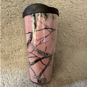 Tervis Tumbler Pink Realtree Camo Insulated Travel Mug 24oz Lid